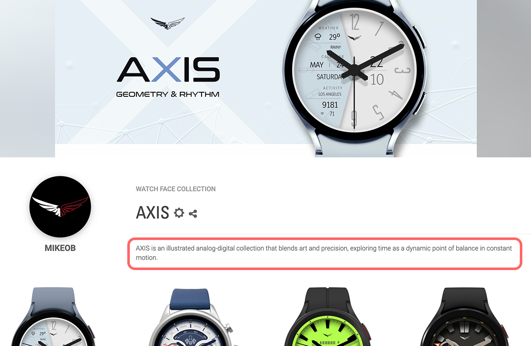 Informative Description Example