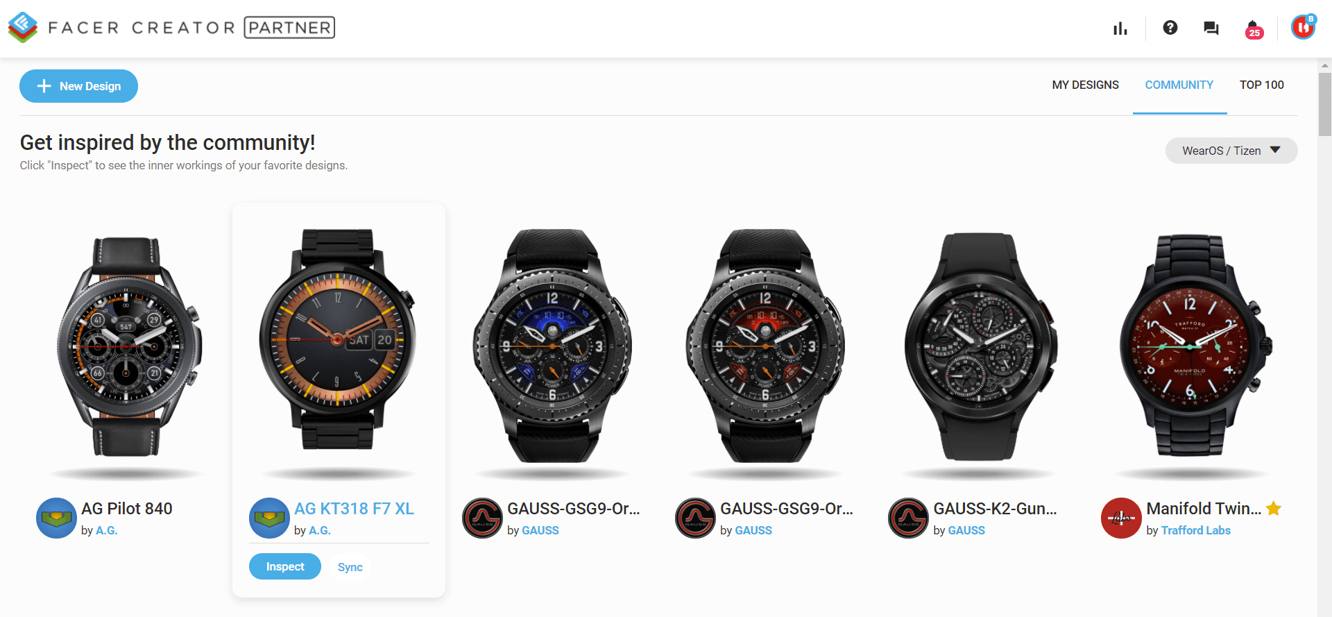 Facer on sale gear s3